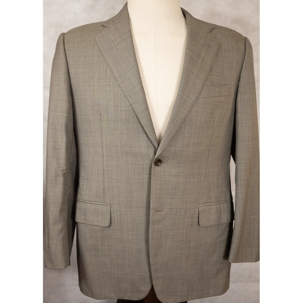 Brooks Brothers Golden Fleece Tailored in Italy 2 Piece Light Gray Wool Suit 40R